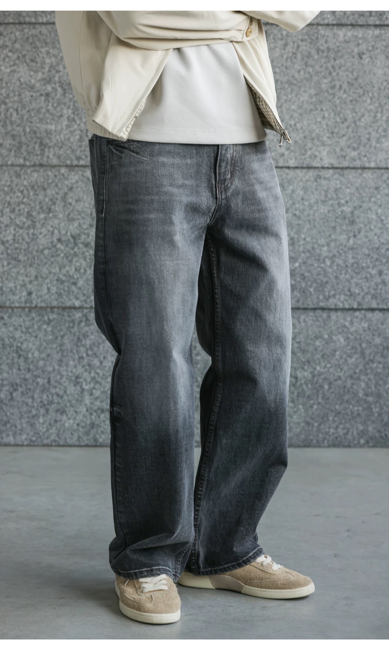 Men’s Retro American Raw Denim Jeans FE0361