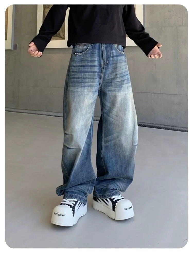 Men’s American Vintage Wide-Leg Jeans FE0098