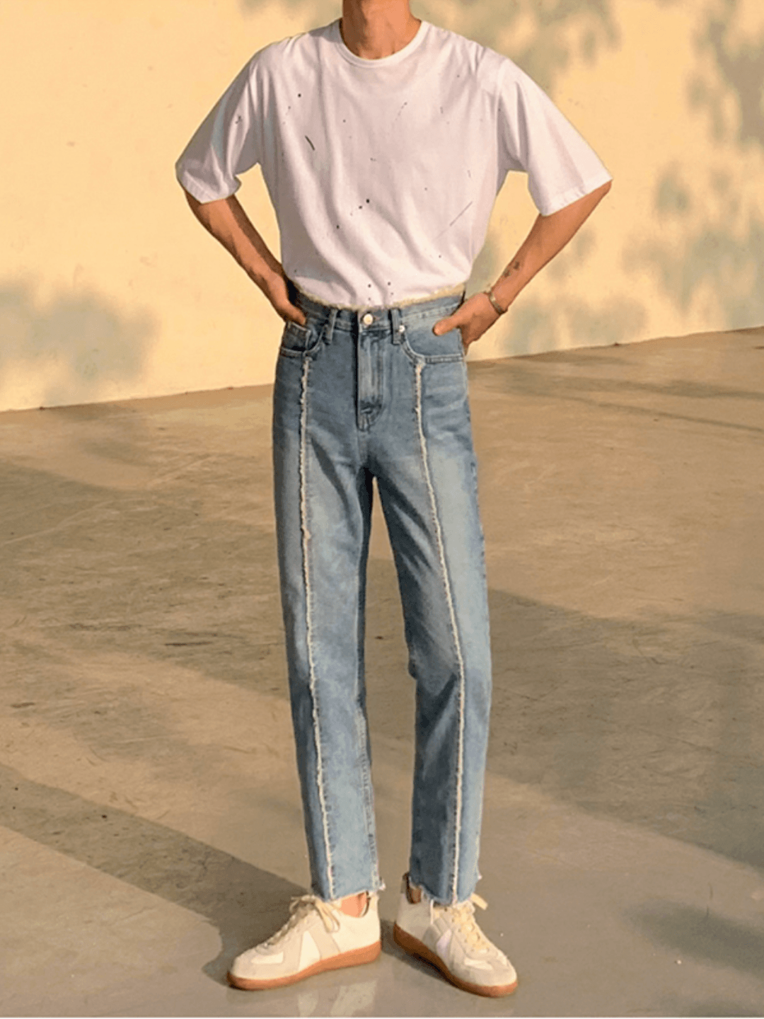 Trend Loose Straight Denim Pants FE0106