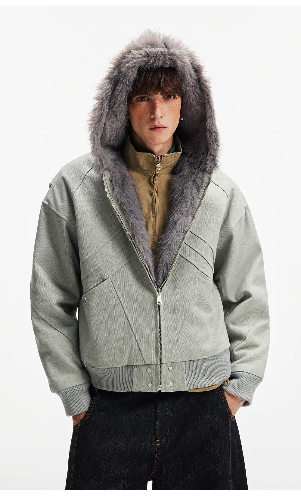 American Vintage Boxy Hooded Padded Jacket FE0347