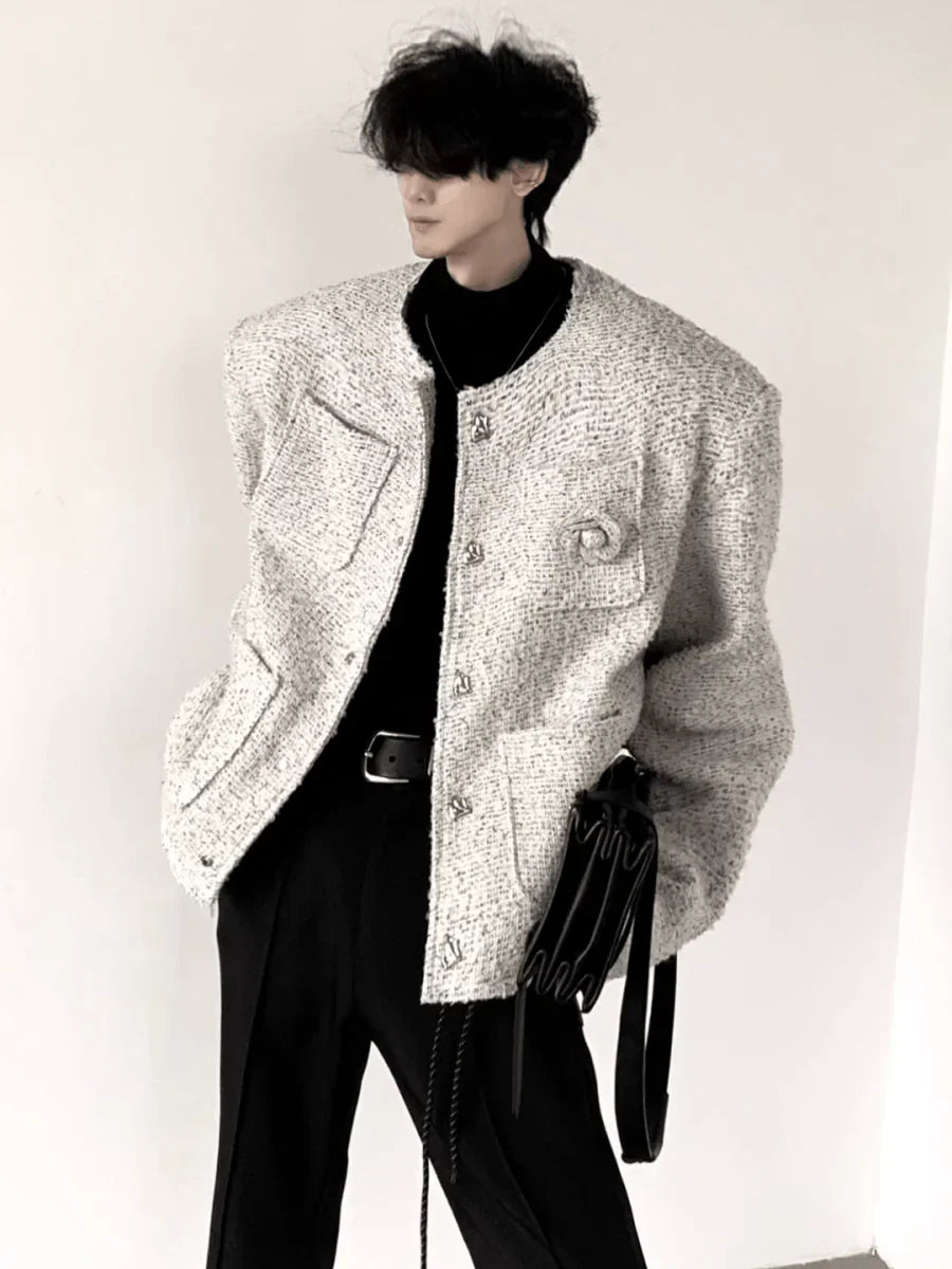 TWEED ROSE JACKET FE0471