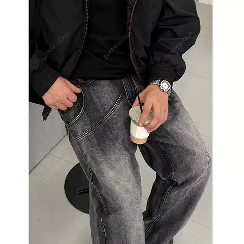 Men’s American Vintage Washed Denim Jeans FE0357