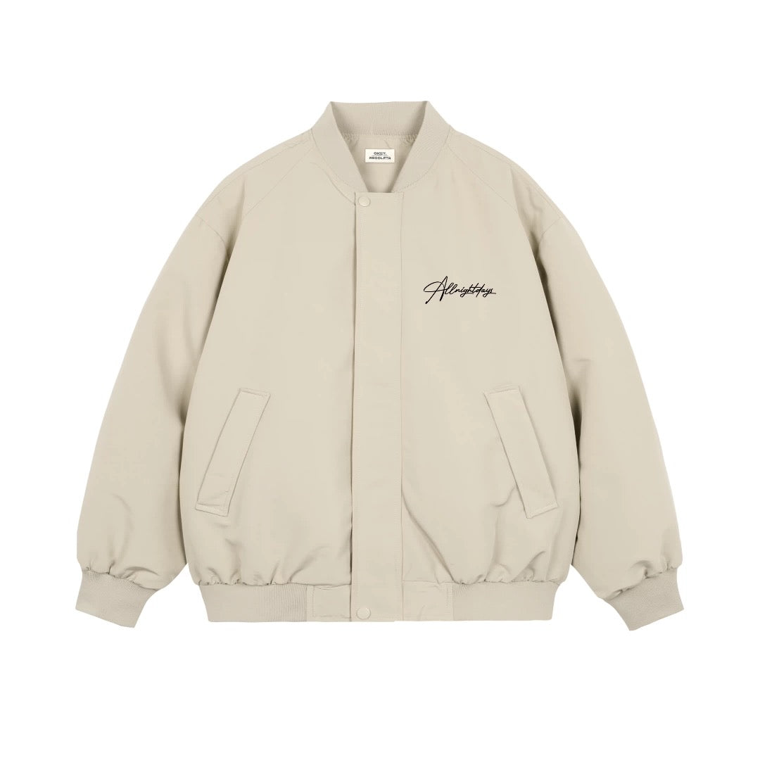 Men’s Vintage Letterman Bomber Jacket – American High Street Embroidered Varsity Outerwear FE0023