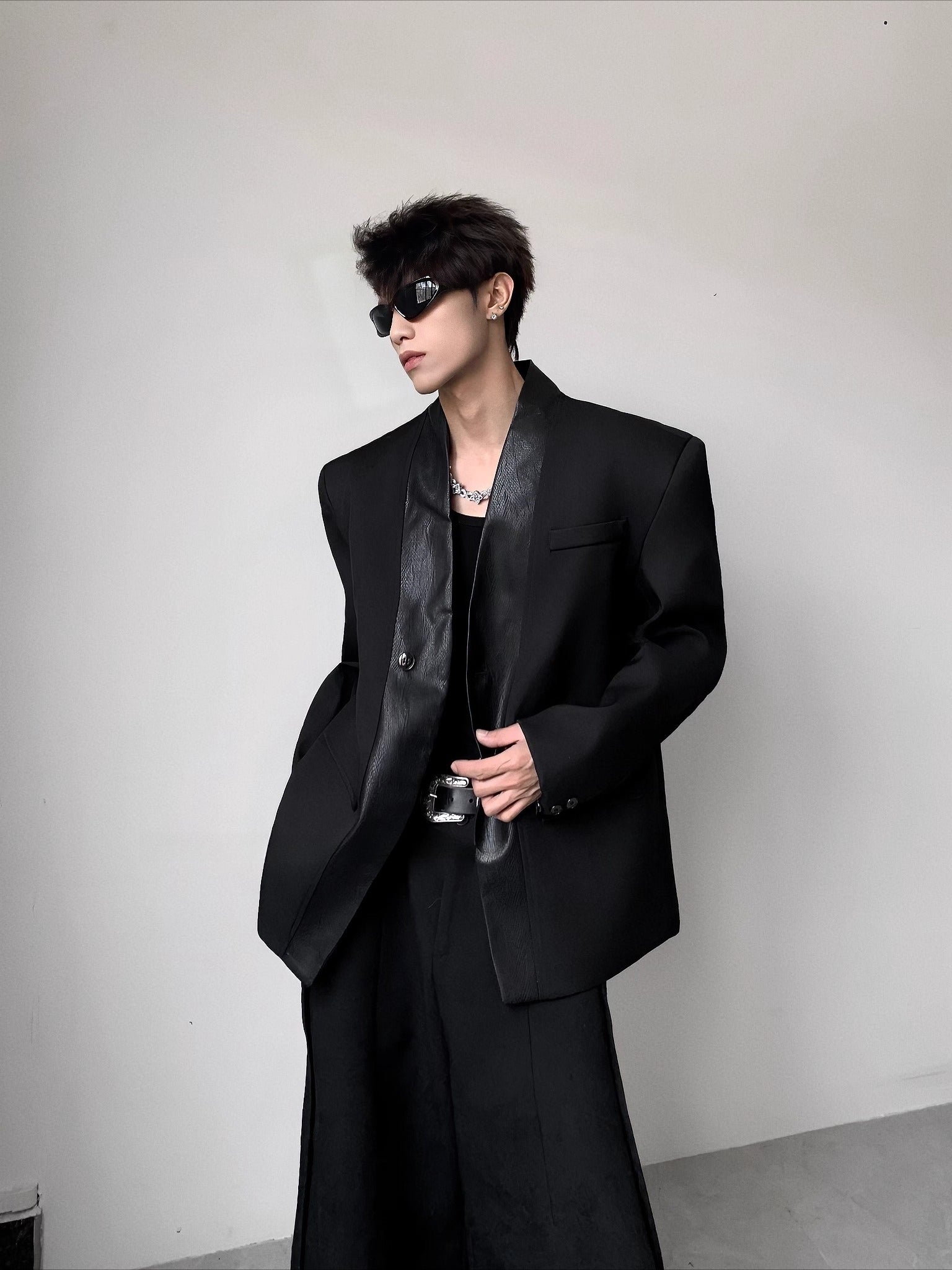 men's autumn high-end silhouette suit FE0598