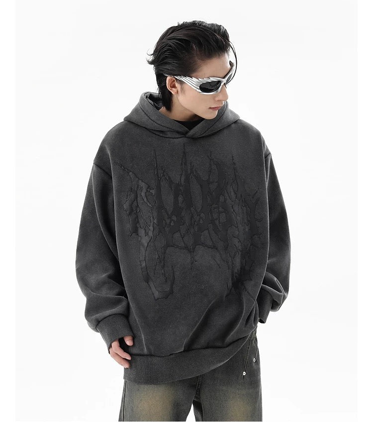Men’s Vintage Washed Fleece Hoodie FE0327