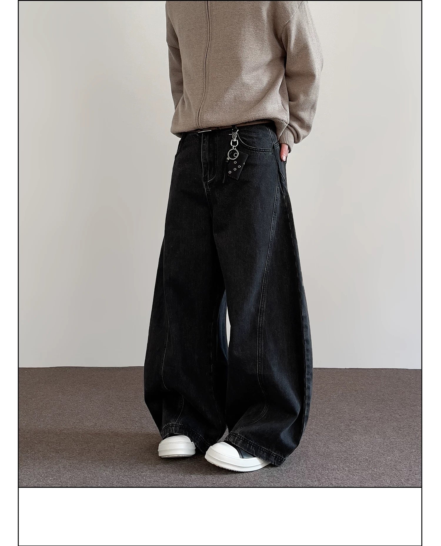 Men’s American Vintage Wide-Leg Denim Jeans FE0378