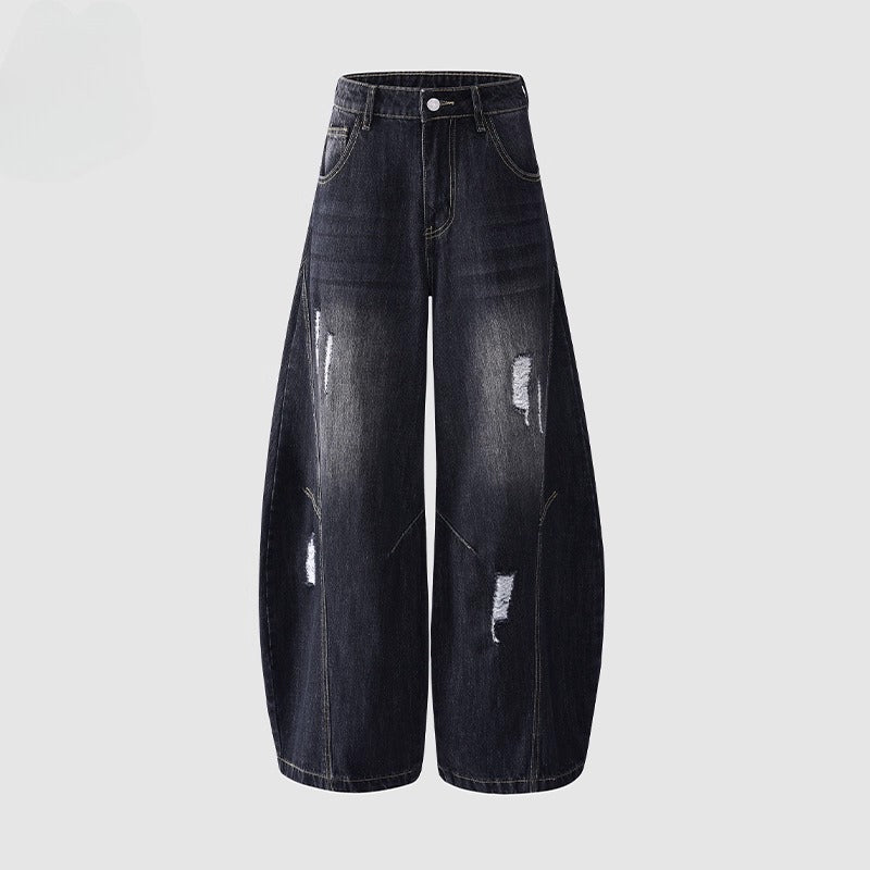 American Wash Wide Leg Jeans FE0447