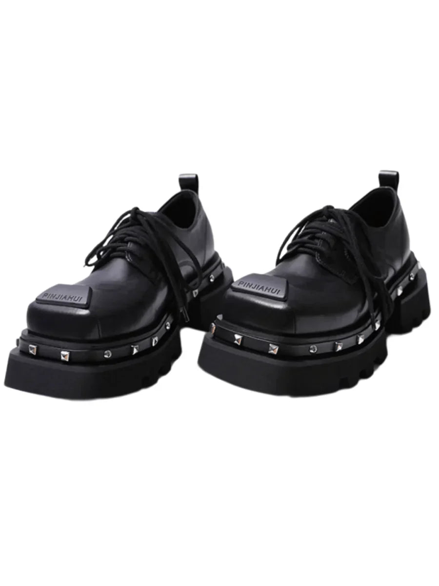 DESIGN SQUARE HEAD DERBY SHOES S021