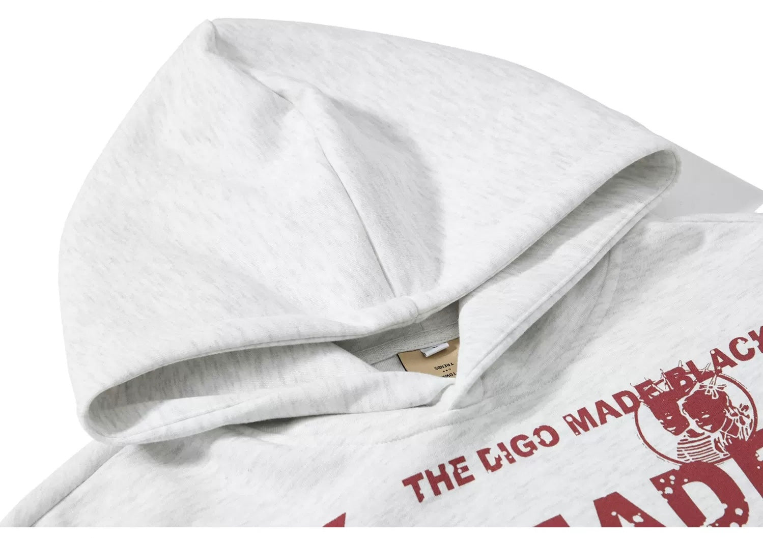 Men’s Vintage Minimalist Hoodie – American Retro Streetwear Pullover with Unique Design FE0024