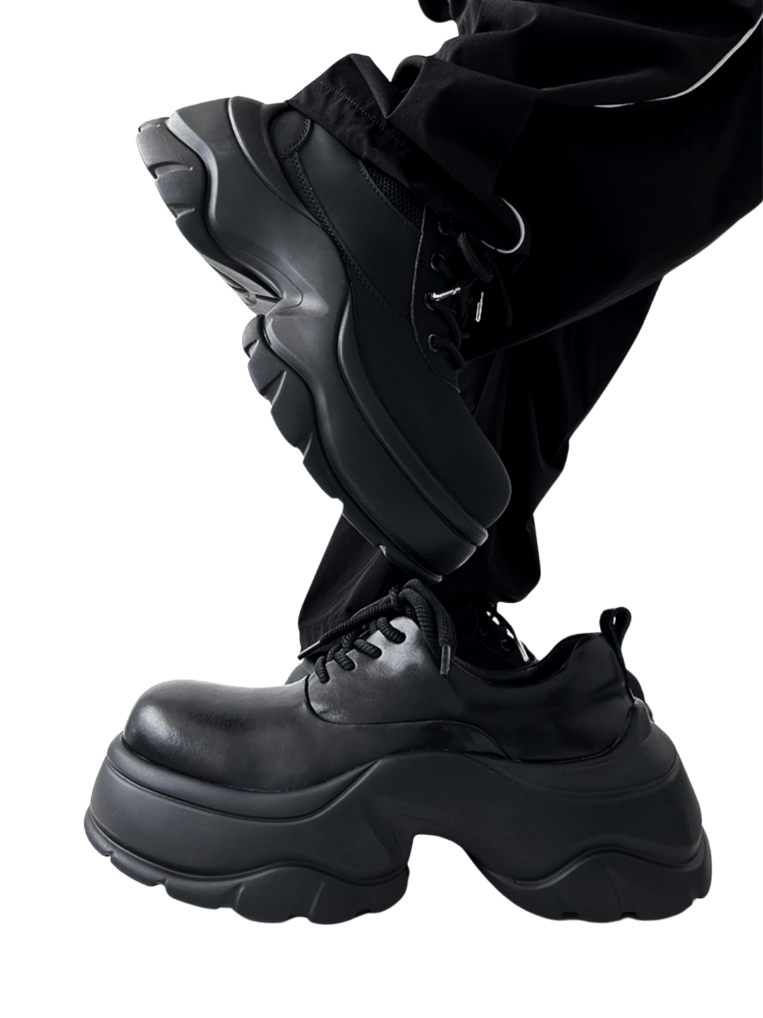 Thick-soled Derby Shoes S035
