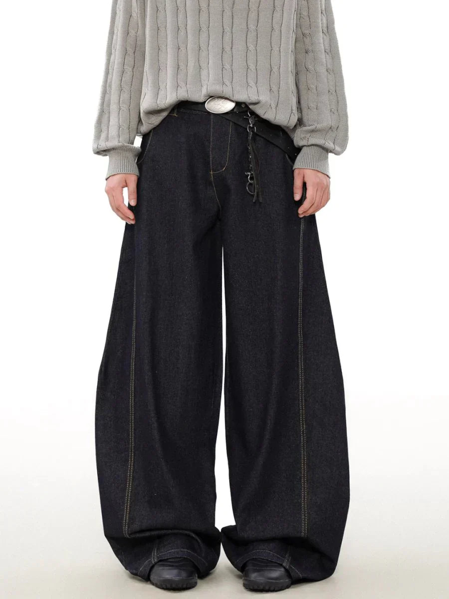 WIDE-LEGGED LOOSE JEANS FE0111
