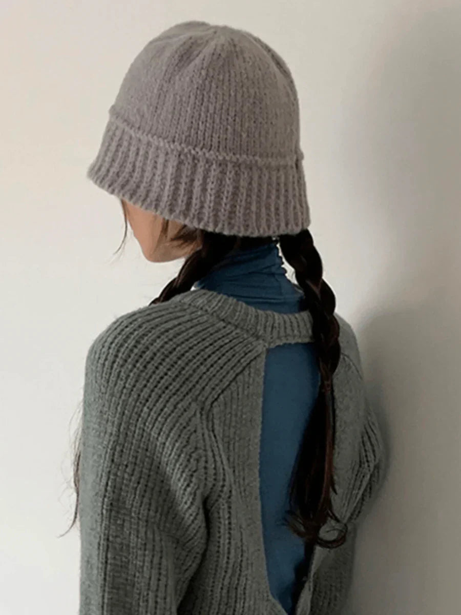 KNIT BUCKET HAT FA115