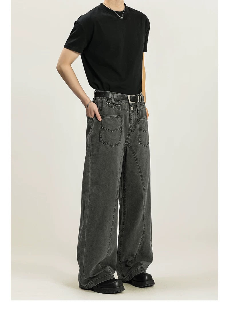 Men’s Vintage American Straight-Leg Cargo Pants FE0343