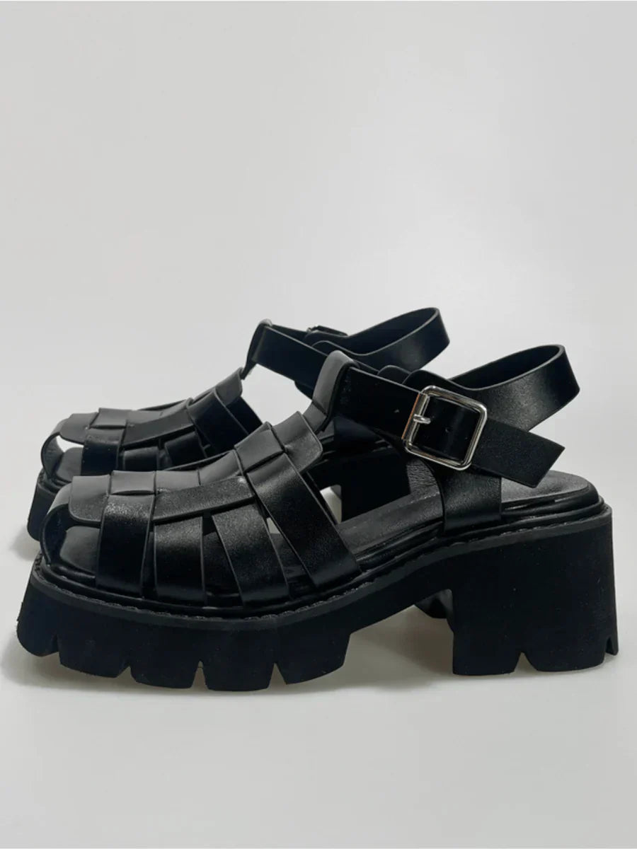 HIGH-HEELED SANDALS S025