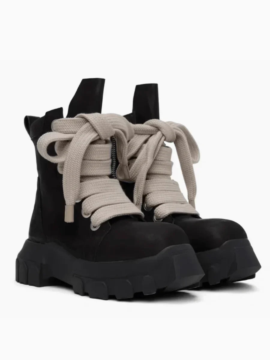 BRITISH STYLE ZIPPER SUEDE SHOES S023