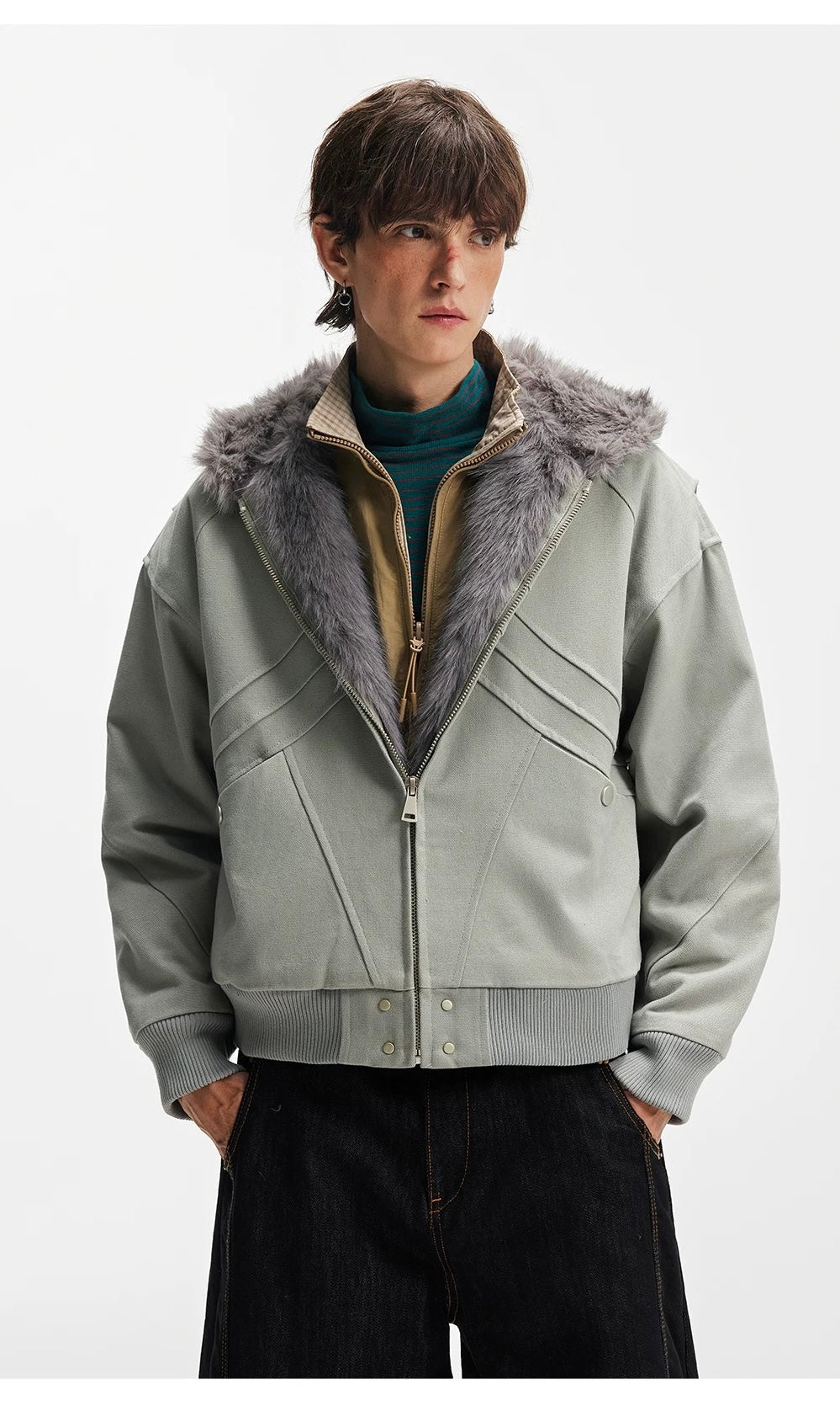 American Vintage Boxy Hooded Padded Jacket FE0347