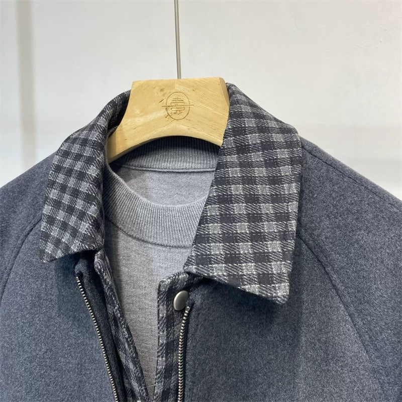Men’s Loose-Fit Sheep Wool Padded Jacket FE0075
