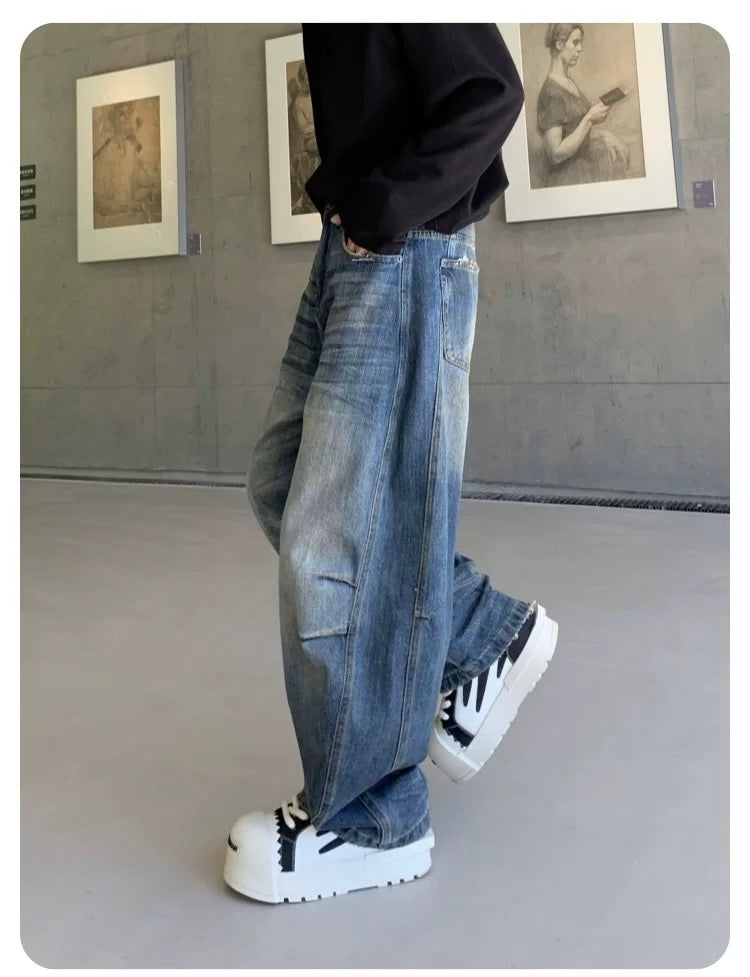Men’s American Vintage Wide-Leg Jeans FE0098