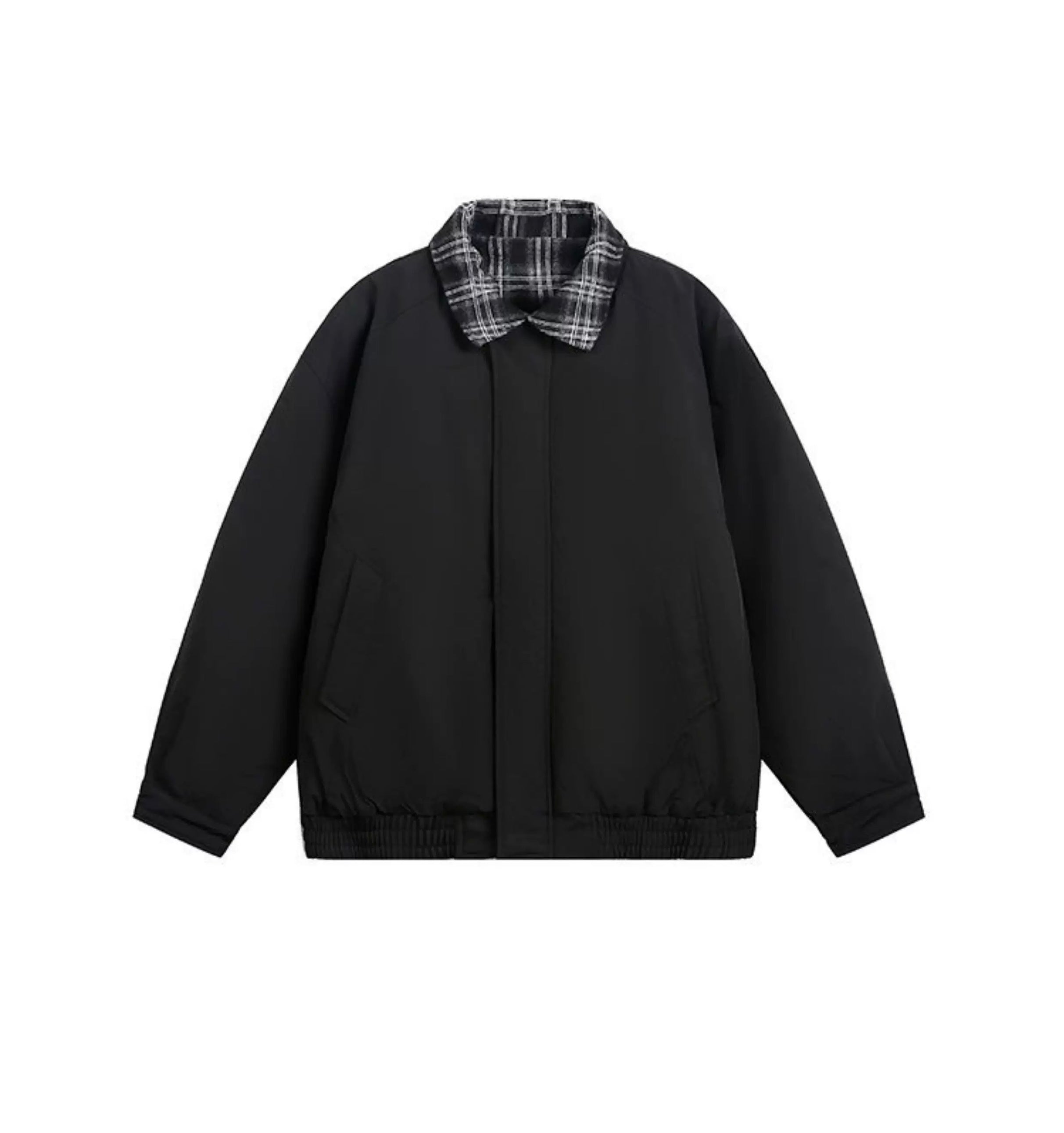 Men’s Retro American Plaid Lapel Jacket FE0079