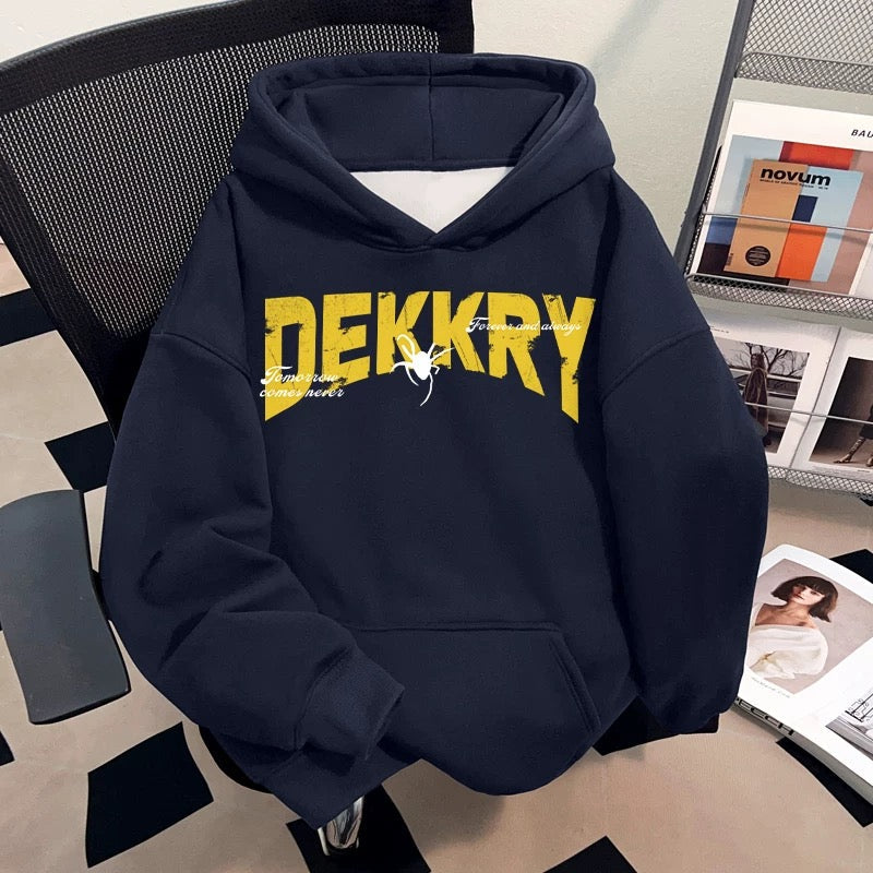 Men’s Vintage American Hoodie – Clean Fit Streetwear Pullover Sweatshirt FE0319