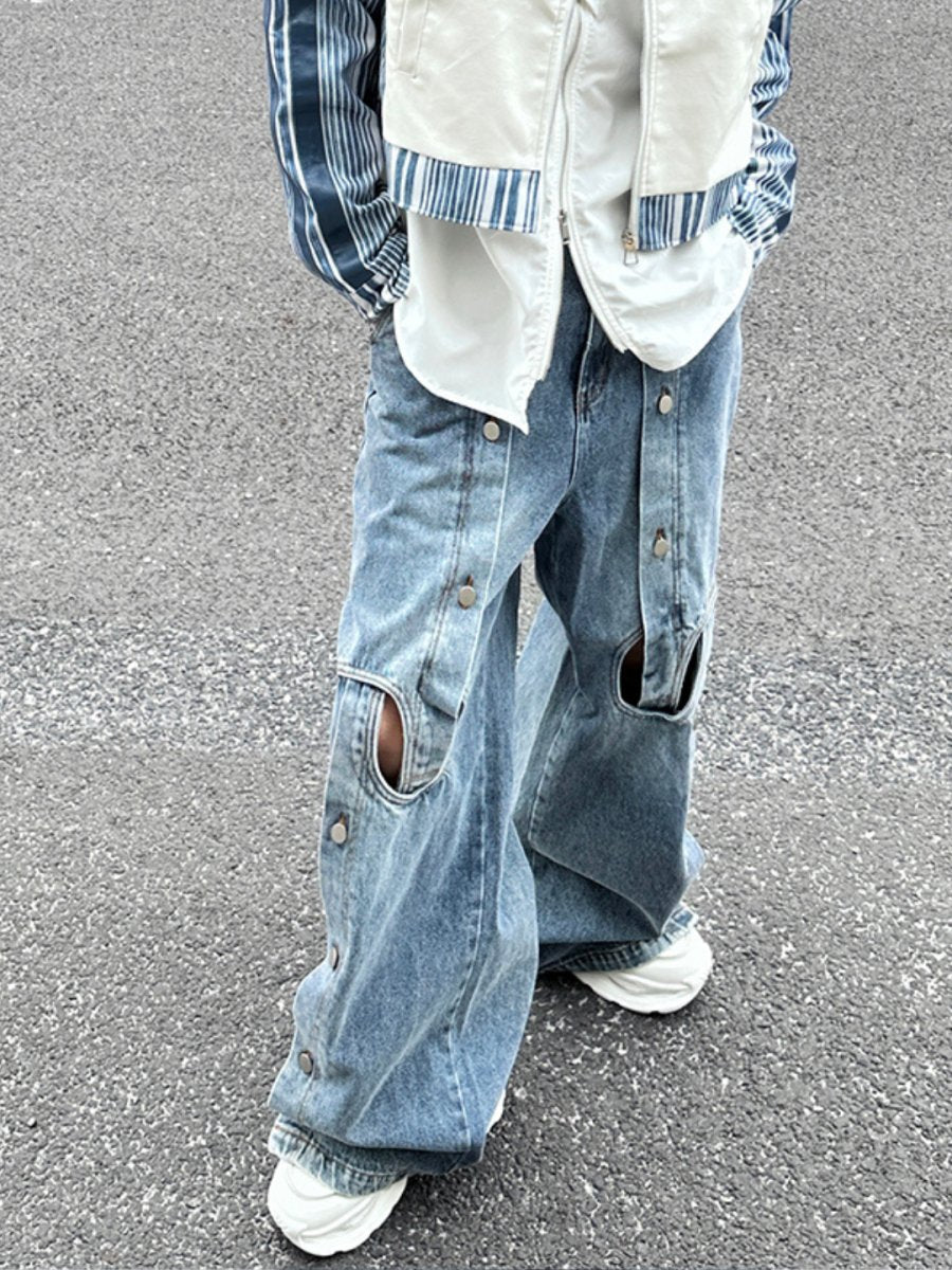 straight wide-leg jeans FE0109