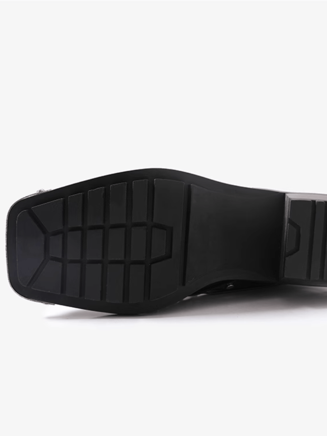 Square Toe Derby Leather Shoes S031