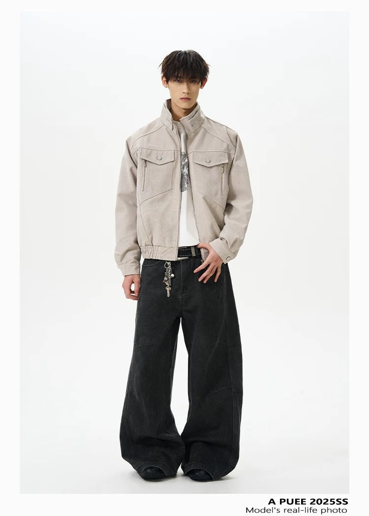 Men’s American Stand-Collar Jacket FE0380