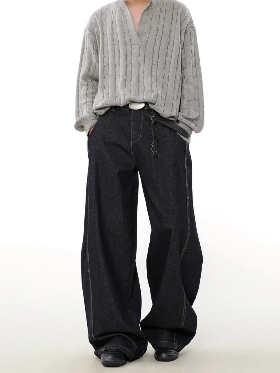WIDE-LEGGED LOOSE JEANS FE0111