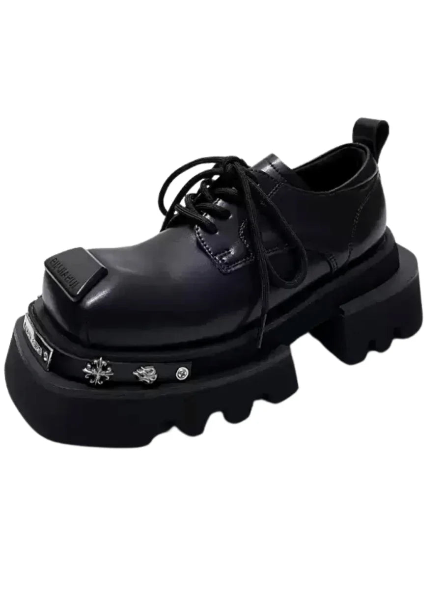 SQUARE HEAD DERBY SHOES S019