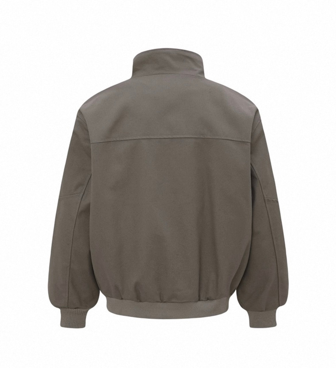 Men’s Stand Collar Jacket – Minimal Clean Fit Streetwear Outerwear FE0048