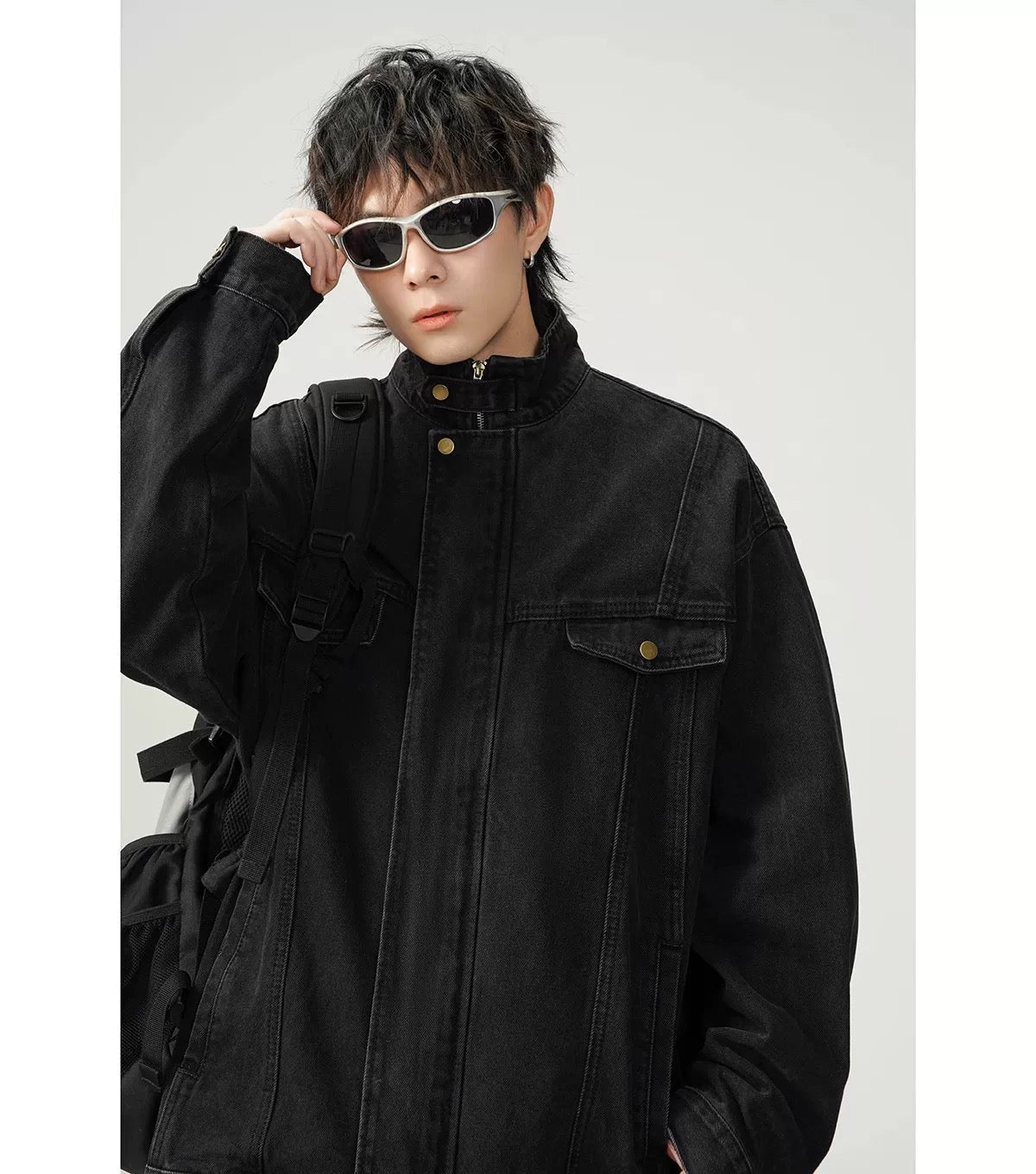 Men’s Vintage Washed Denim Jacket FE0322