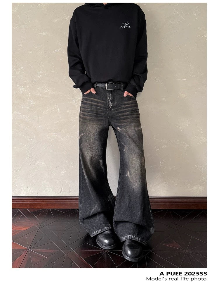 Men’s American Vintage Wide-Leg Denim Jeans FE0089