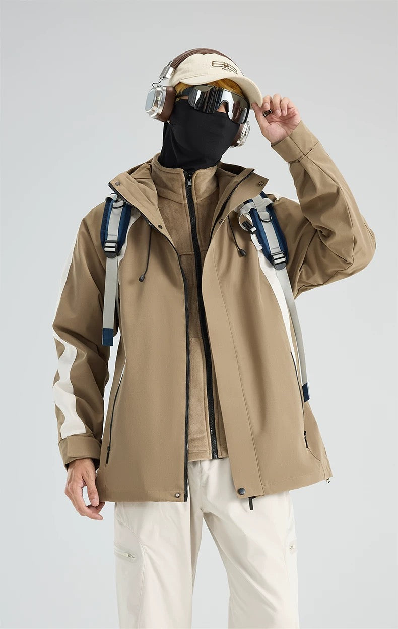 Men’s & Women’s 3-in-1 Outdoor Jacket FE0328