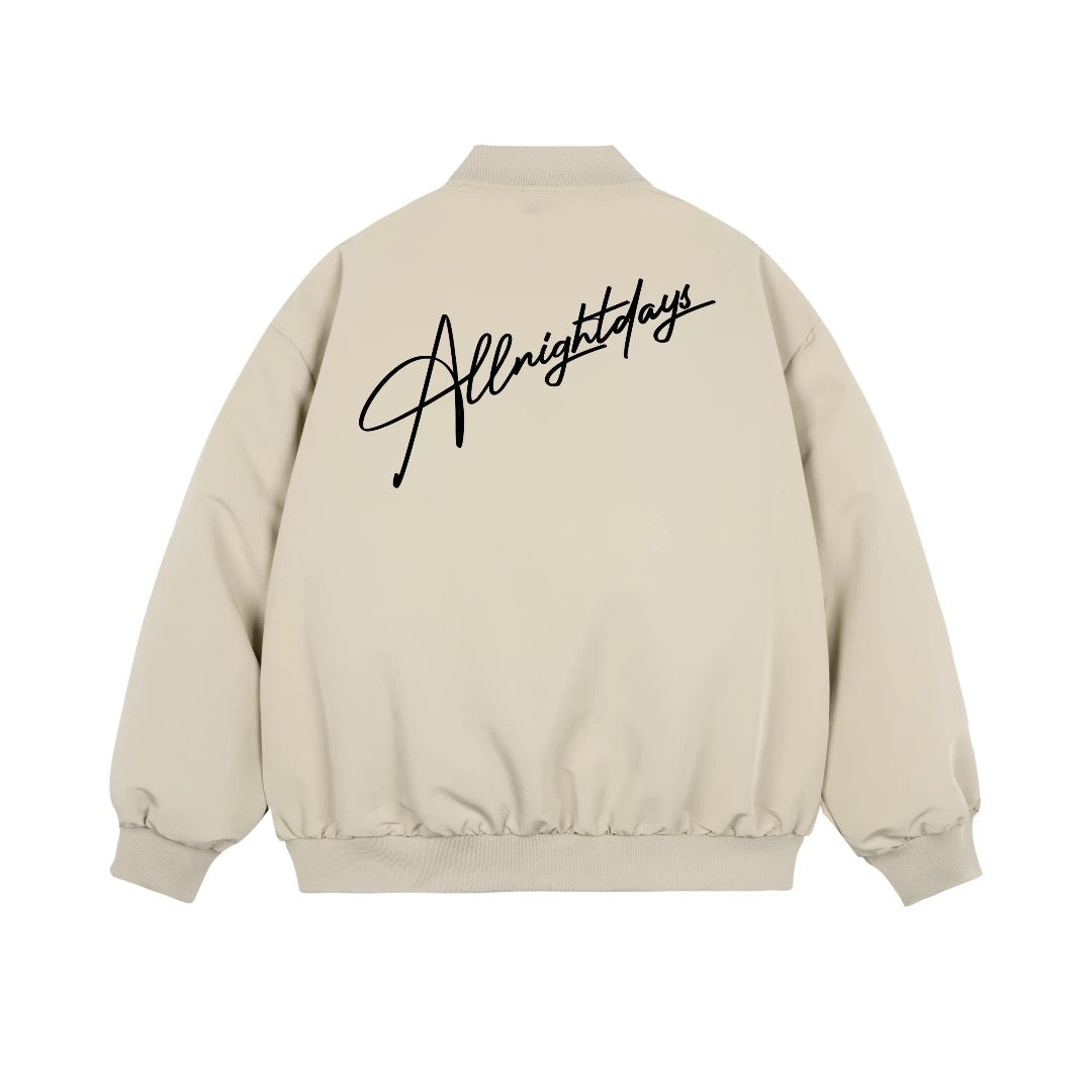 Men’s Vintage Letterman Bomber Jacket – American High Street Embroidered Varsity Outerwear FE0023