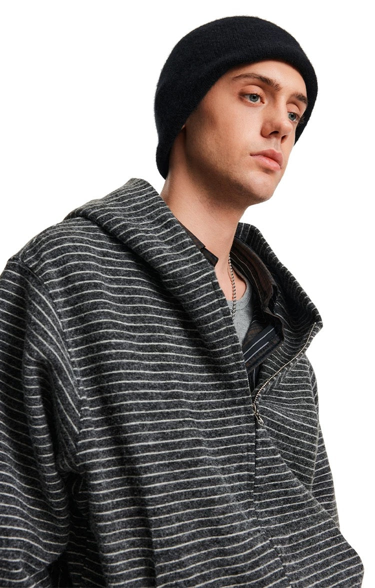 American Vintage Streetwear Cardigan Hoodie FE0339