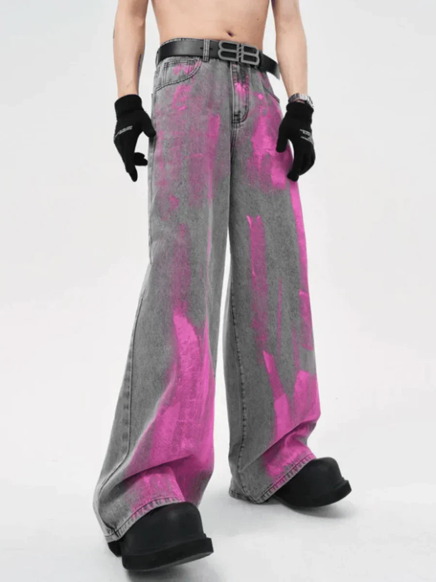 A-TYPE SMOKE GRAY FLOOR MOPPING PANTS FE0406