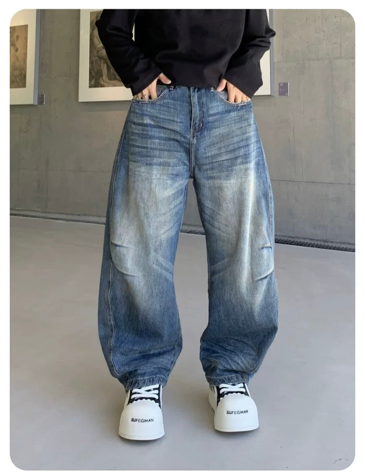Men’s American Vintage Wide-Leg Jeans FE0098