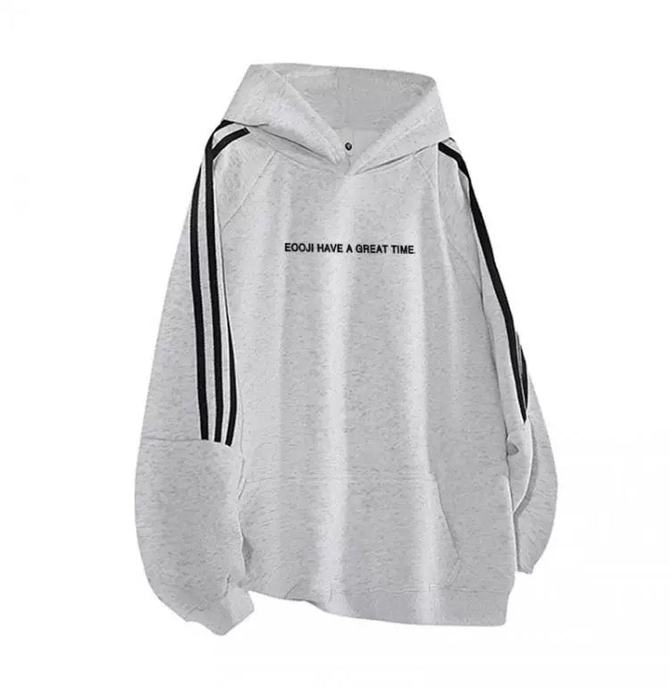 Men’s Classic American Streetwear Logo Sweatshirt – Minimalist Essential Pullover FE0326