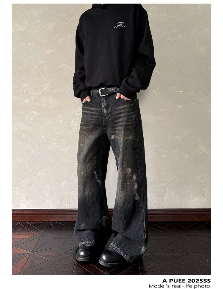 Men’s American Vintage Wide-Leg Denim Jeans FE0089