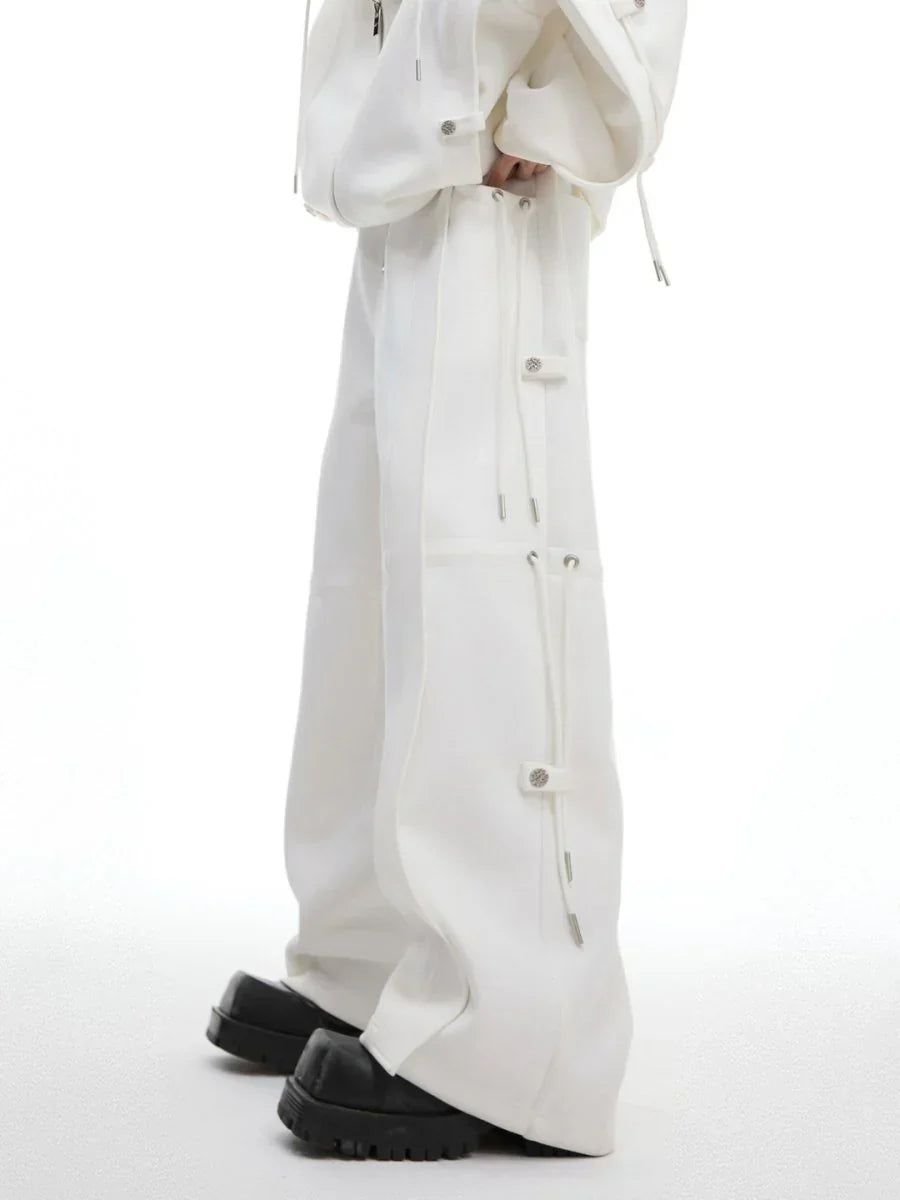 LOOSE HOODED SWEATER JACKET + BOTTOMS FE0491