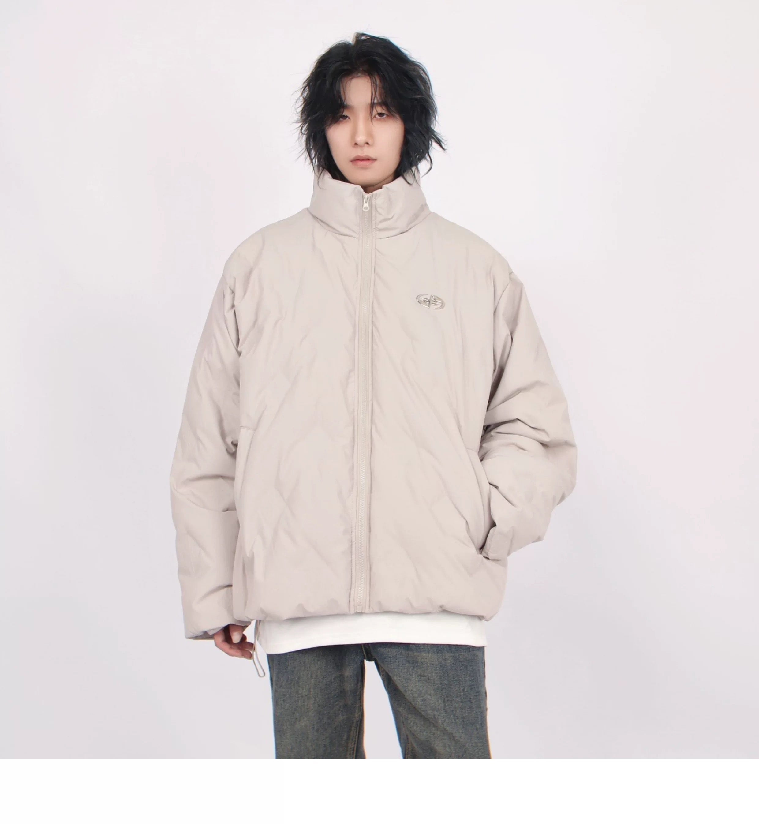 Men’s American Stand-Collar Puffer Jacket FE0376