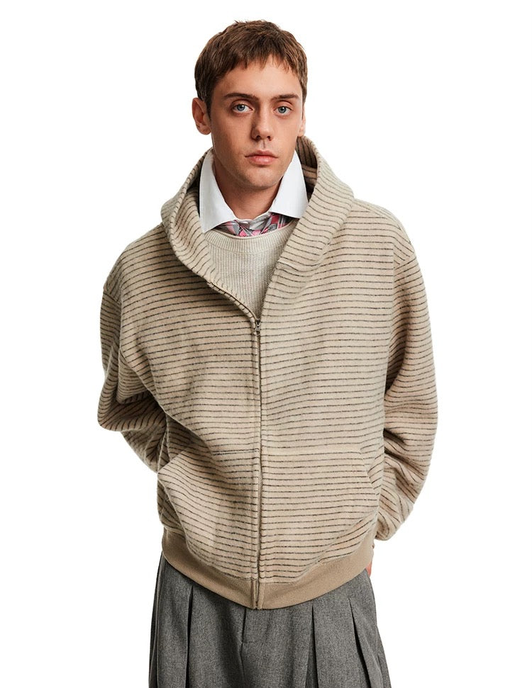 American Vintage Streetwear Cardigan Hoodie FE0339