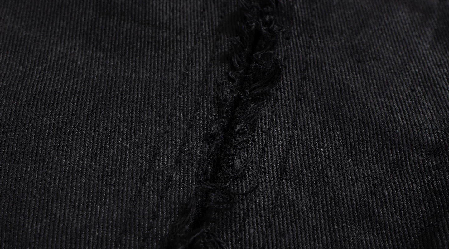 Street Style Waxed Wash Distressed Baggy Jeans FE0013