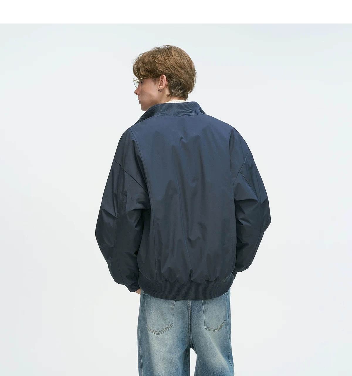 Stand Collar Down Jacket – Minimalist Warm Puffer for Winter Street Style FE0073