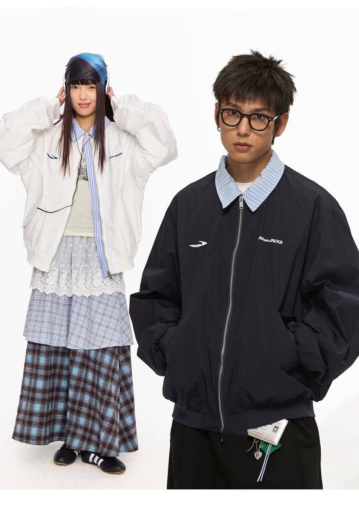 Men’s Vintage Embroidered Layered Baseball Jacket – Retro Streetwear Bomber Coat FE0017