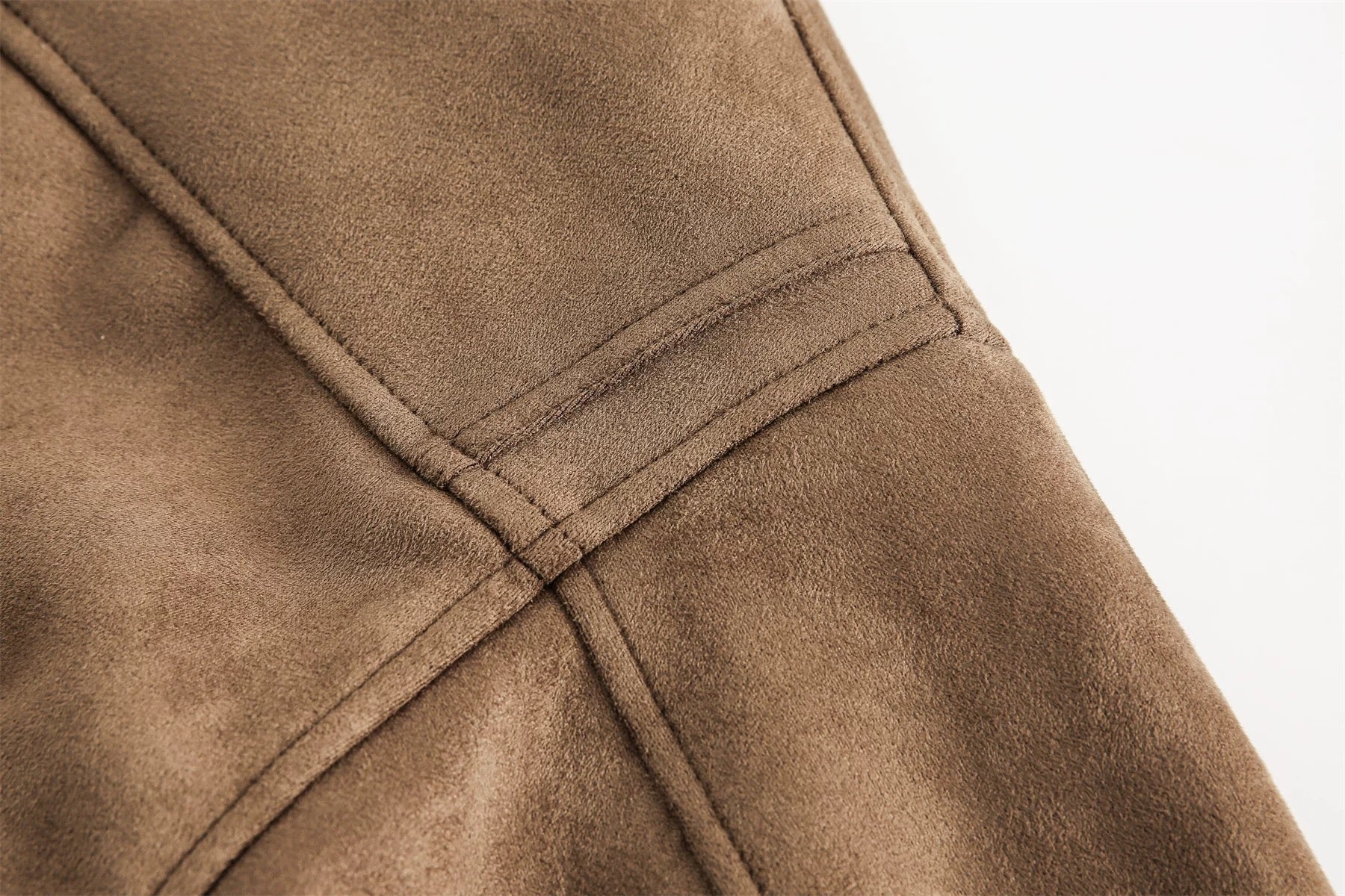Men’s American Retro Thick Suede Coat FE0074