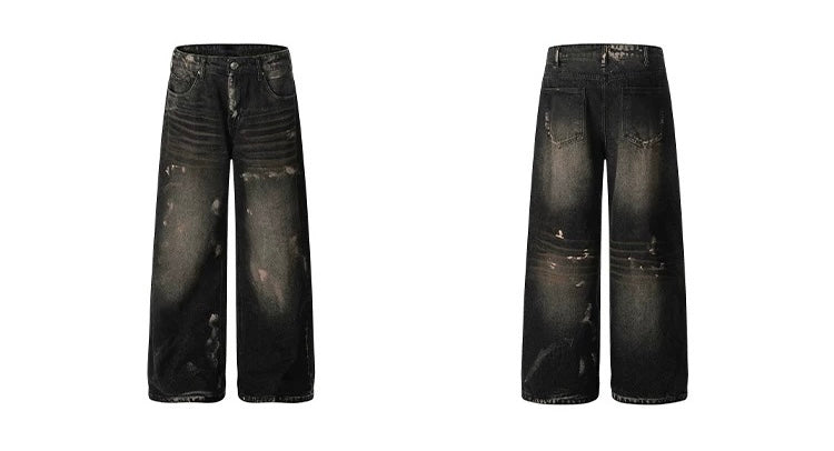 Men’s American Vintage Wide-Leg Denim Jeans FE0089