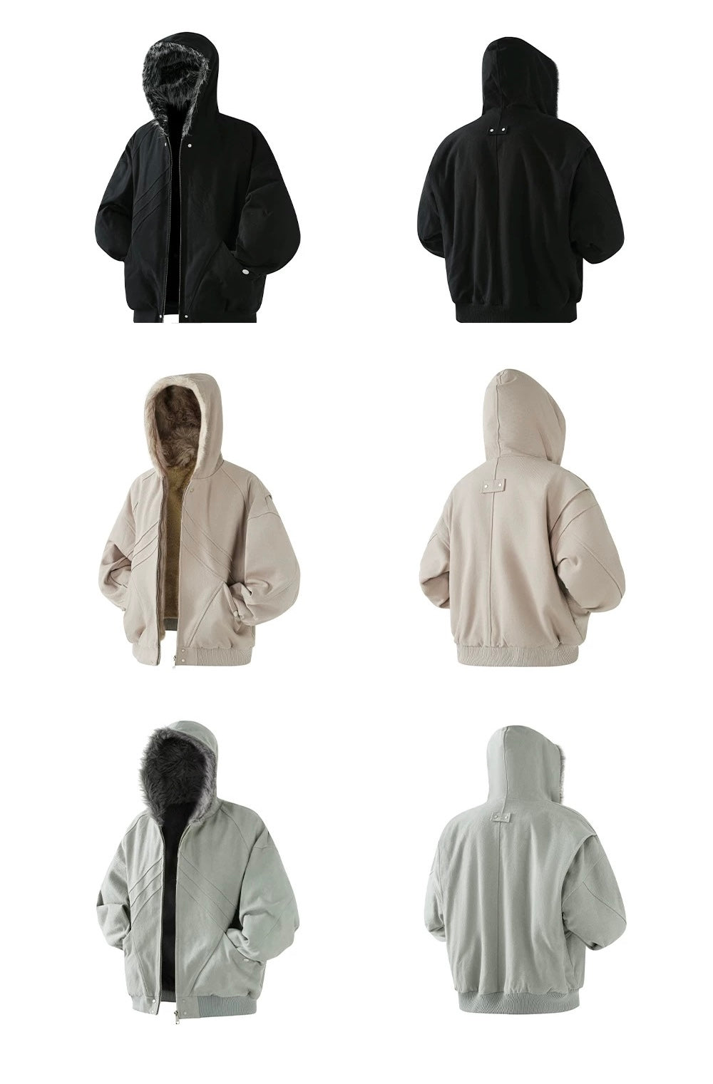 American Vintage Boxy Hooded Padded Jacket FE0347