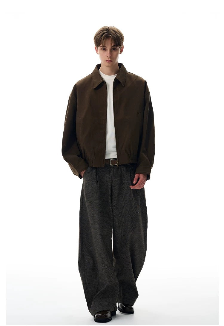 Men’s American Retro Commuter Jacket – Minimal Vintage Street Outerwear FE0305