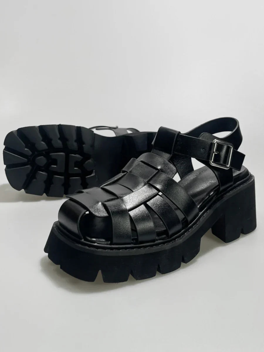 HIGH-HEELED SANDALS S025